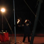 Fireeater at Oskaloosa circus
