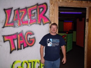 John Moses of Lazer Tag at Penn Central Mall
