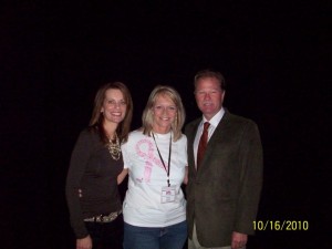 Photo of Deb with Gary and Diane Heavin