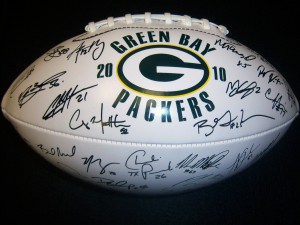 Crisis Intervention to auction off 2010 Packer Autographed Football