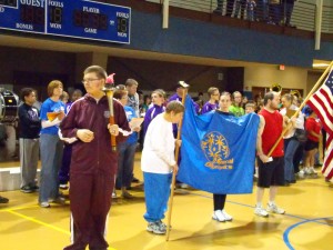 The opening ceremonies for the Special Olympics at the William Penn PAC Center