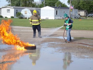 The New Sharon Teen CERT Members got an opportunity to learn many different skills during their training.