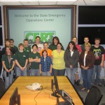 Members of the New Sharon Teen CERT Team pose for a group photo at the State Emergency Operations Center (photo submitted)