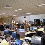 New Sharon Teen CERT members tour the National Weather Service Office in Johnston. (photo submitted)