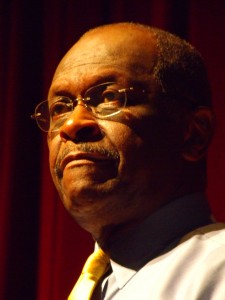 Republican Presidentail Candidate Herman Cain was in Pella, Iowa on Monday June 6, 2011 (photo K.Allsup)