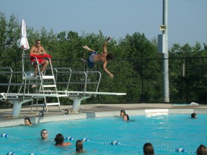 The youth of Oskaloosa took advantage of the heat to enjoy some time at the pool