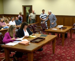 Ebel coming in to court