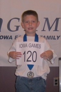 Terryk Bellinger Wins Gold at the Iowa Games