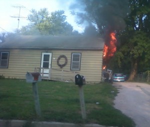 A fire at a residence located 1016 North H Street in Oskaloosa injured an Oskaloosa man