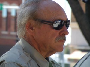 Mahaska County Sheriff Paul DeGeest represented the Sheriff's Department at the Sunday memorial service