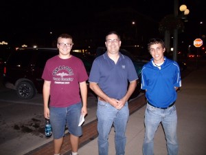 Newly Elected Oskaloosa School Board Members left to right - Charlie Comfort, Tom Richardson and Nik Rule