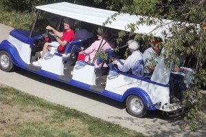 Trail Tram Tours are a fun way to experience the recreation trails around Oskaloosa (photo submitted)