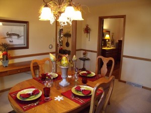 The home of Judy Belzer was looking like a warm country Christmas for the Tour of Homes 2010