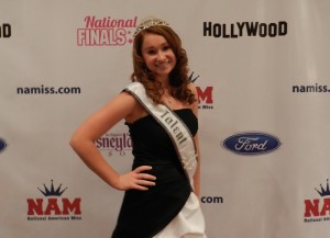 Brooke Lunsford, 18, of rural Eddyville competed at National American Miss