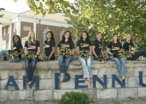 William Penn University cheer squads and dance teams
