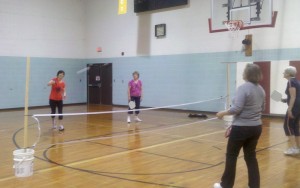 A pick up game of 'Pickleball' at the Mahaska County YMCA (photo submitted)