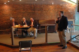 Eggs and Issues came to a close for 2012 on Saturday morning with a small presentation by Mayor Dave Krutzfeldt