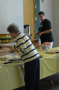 A dessert bar, door prizes and a big thank you awaited volunteers