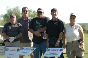 The golfers who competed. Pictured in no particular order are: Nate McDanel, Henry Moore, Brad Vance, David Ahmad, Carolyn LaRuel