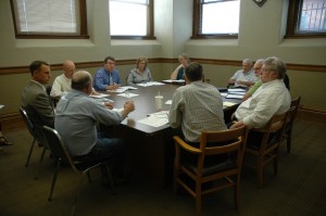 South Central Regional Airport Agency officially got underway Thursday afternoon holding it's first meeting in the basement of Oskaloosa City Hall
