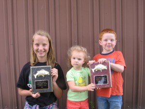 Left to right: Abby Nunnikoven, Kaitlyn Ahrends and Spencer Held
