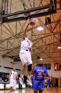 Blake Walker deposits two more points against Crossroads (Minn.) 127-62