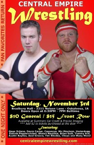 CEW Returns to Bradbury Hall November 3rd, 2012