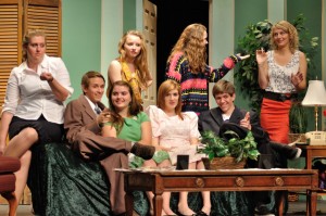 The cast of 'The Odd Couple'. They will be performing November 2nd and 3rd beginning at 7:30 pm at George Daily Auditorium.