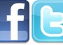 Facebook and Twitter