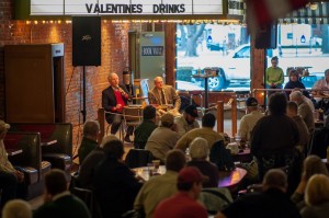 Education was the first focus of Saturday's Eggs and Issues.