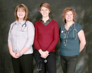Family Nurse Practitioner Lisa Smith, Adult Nurse Practitioner Megan Childers and Family Nurse Practitioner Eva Sietsema have all joined Mahaska Health Partnership to provide primary care for our community.