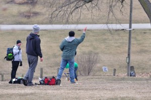 It was a cold Saturday for the opening of the disk golf season.