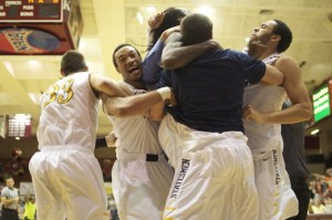 Emotions run high after the last second win on Saturday evening.