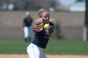 William Penn pitcher Jennifer Whitehead in recent action.