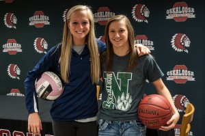 Allie Christenson (left) and Kena Velduizen (right)