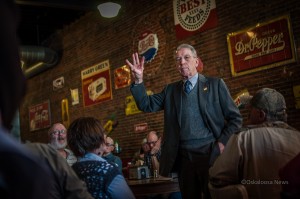 Senator Chuck Grassley (R-IA) held a townhall meeting inside Smokey Row Coffee House Tuesday afternoon with the residents of Mahaska County.