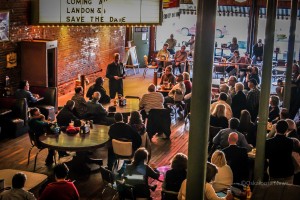 The Grassley town-hall drew nearly 75 visitors to Smokey Row on Tuesday afternoon. (photo by Don Hubbard)