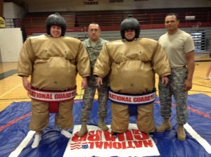 Pictured from left to right are: Dylan Tuttle, Sgt. Neff, Jared Pace, Sgt. Carlos Ruiz (submitted photo)