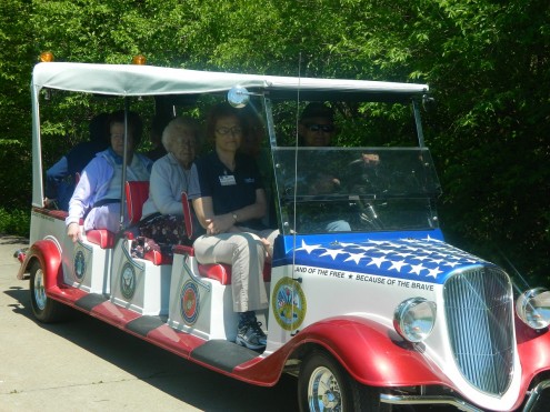 Tribute Cart Takes 1st Tour