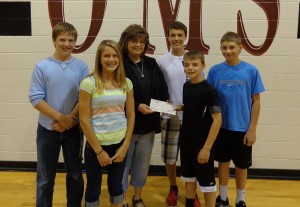 OMS Student Council donates to Birthright (submitted photo) 