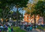 The Oskaloosa City Band performs each Thursday at 8pm in the evening during summer.