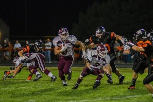 Oskaloosa Indians vs Grinnell Tigers - September 6, 2013.