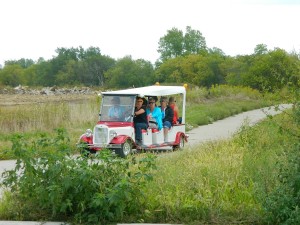 Cuppa Book Club from Montezuma enjoyed the Lacey Recreation Trail Tram Tour
