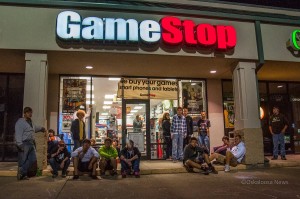 Gamers gathered at Game Stop in Oskaloosa on Monday night for the midnight release of Grand Theft Auto 5