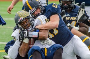 The William Penn Statesmen took on defending National Champion Marian (Ind) Saturday.