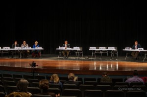 The candidates forum for Oskaloosa City offices was held on Tuesday evening. Five candidates declined the invitation to participate as a group, one other candidate was ill.