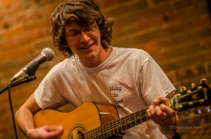 Kyle Ewing performs Monday evening to help feed those less fortunate.