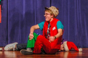 Micah Leaverton during the 2011 edition of the Storybook Players Holiday Show.