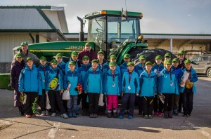 Nineteen Chinese Middle School visitors and their chaperones visited Drost Equipment on Tuesday afternoon.