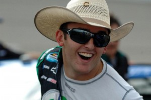Austin Dillion prepares for his qualifying run at the Iowa Speedway on August 4, 2012. (photo by Ken Allsup/Oskaloosa News)